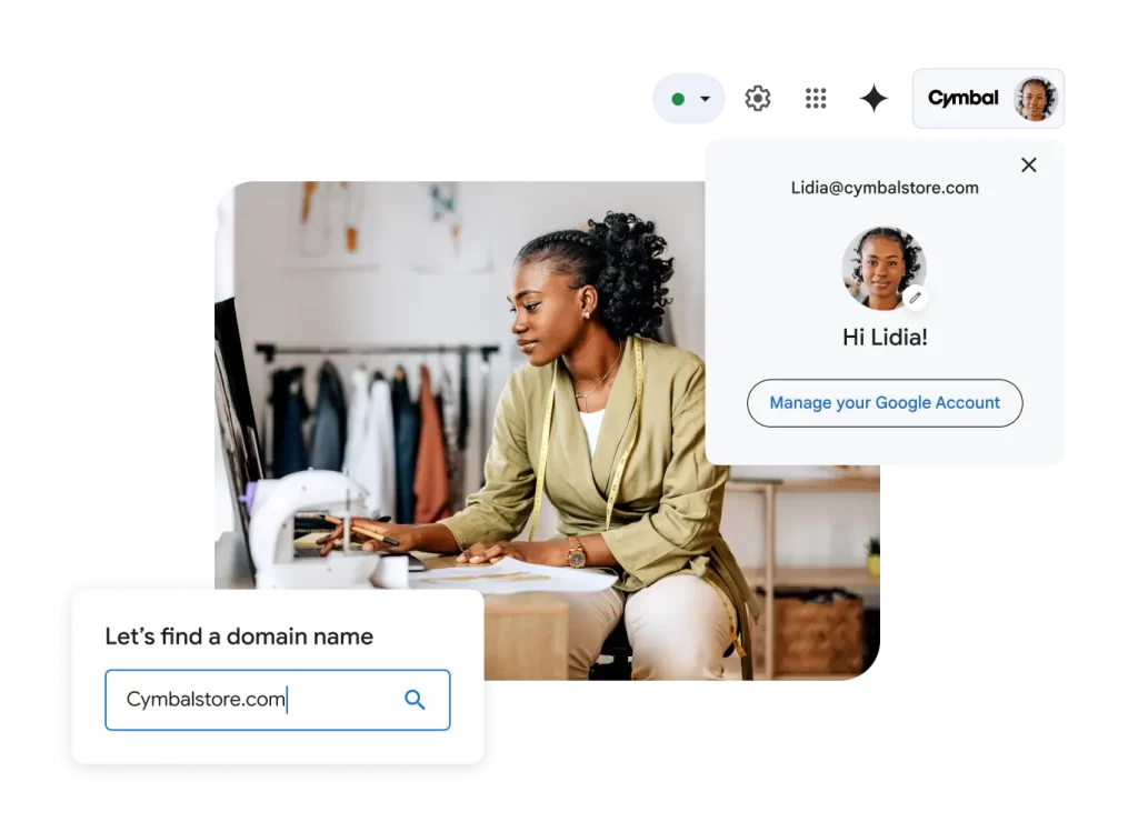 Custom business email solution with lease packet